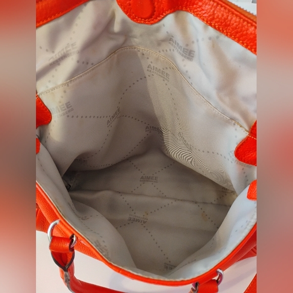 Aimee Kestenberg Leather Satchel - Orange - Picture 14 of 16